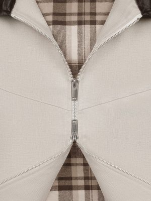 CONTRAST SPLIT JACKET (OAT)