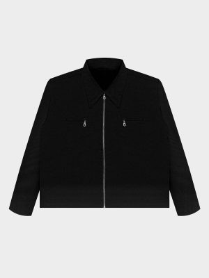 FORM TWILL JACKET (BLACK)