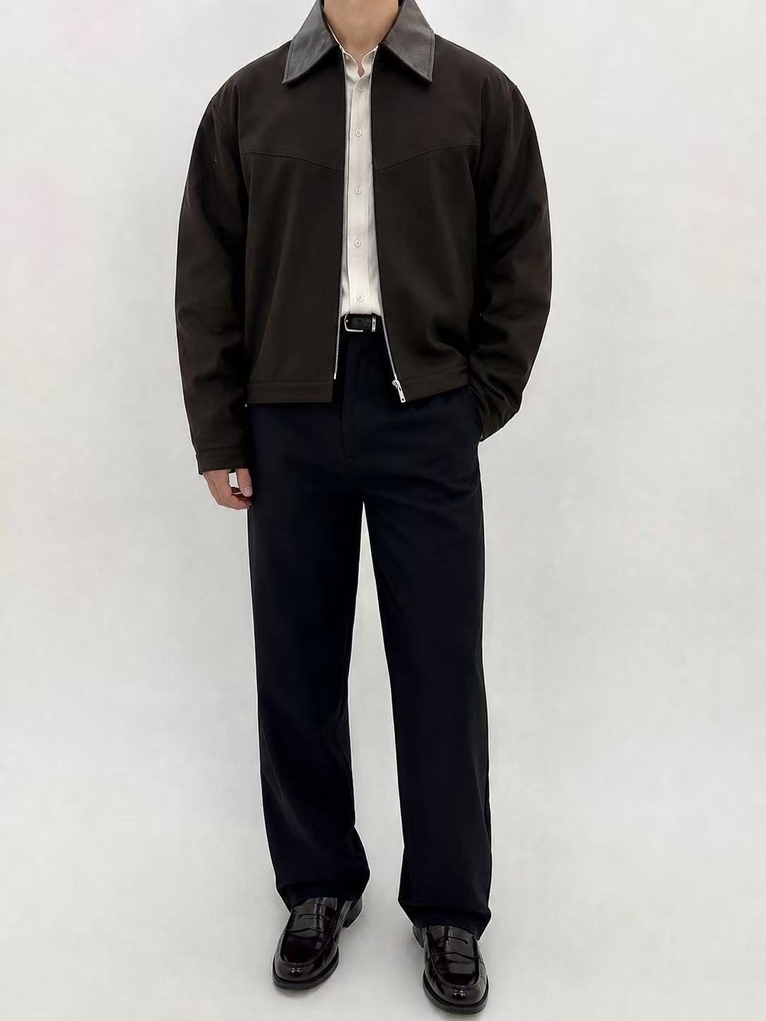 CONTRAST SPLIT JACKET (ESPRESSO) - Image 3
