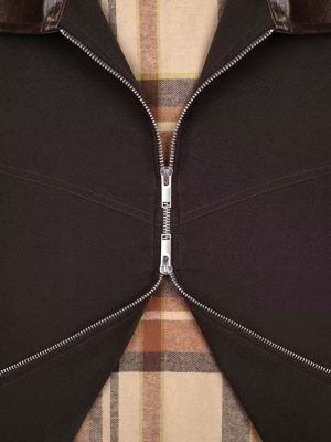CONTRAST SPLIT JACKET (ESPRESSO)